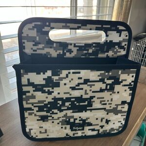 Thirty-One Black and Gray Camo Travel Bag